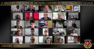 A ABOJERIS PARTICIPA DE REUNIÃO CONTRA AS PECs 186/2019 e 32/2020