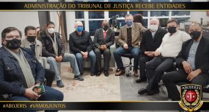 ADMINISTRAÇÃO DO TRIBUNAL DE JUSTIÇA RECEBE ENTIDADES