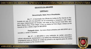 DIRETORIA DA ABOJERIS APRESENTA SUGESTÕES PARA REFORMA ESTATUTÁRIA