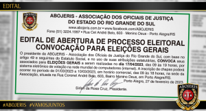 EDITAL DE ABERTURA DE PROCESSO ELEITORAL CONVOCAÇÃO PARA ELEIÇÕES GERAIS 27-02-2023 site