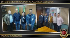 ENTIDADES VISITAM DEPUTADOS NA ASSEMBLEIA LEGISLATIVA