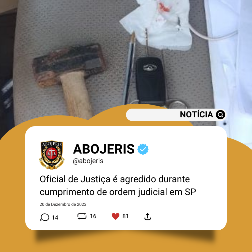 Oficial de Justiça é agredido durante cumprimento de ordem judicial em ...