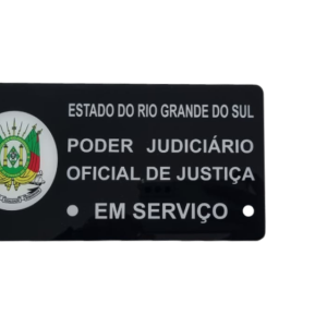 Placa acrílica duplada