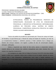 Vitória da categoria: CNJ veta delegação de atos de comunicação aos cartórios extrajudiciais Feed (Novo) (2)